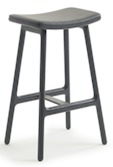 ODD counter stool upholster (black oak-heritage 002 saddle)