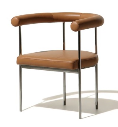 [SD-US-DC-GRAFTON-002] United Strangers - The Grafton Dining Chair(Leather : Clean camel, Metal : Distressed black)